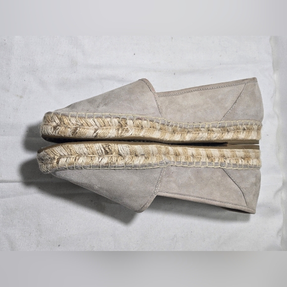 Frye Cement Lee Line Suede Espadrilles Flats size 8M - Picture 4 of 9